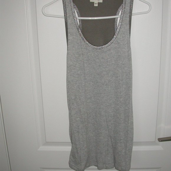 Silver Sling Back Tank Top - Picture 6 of 6